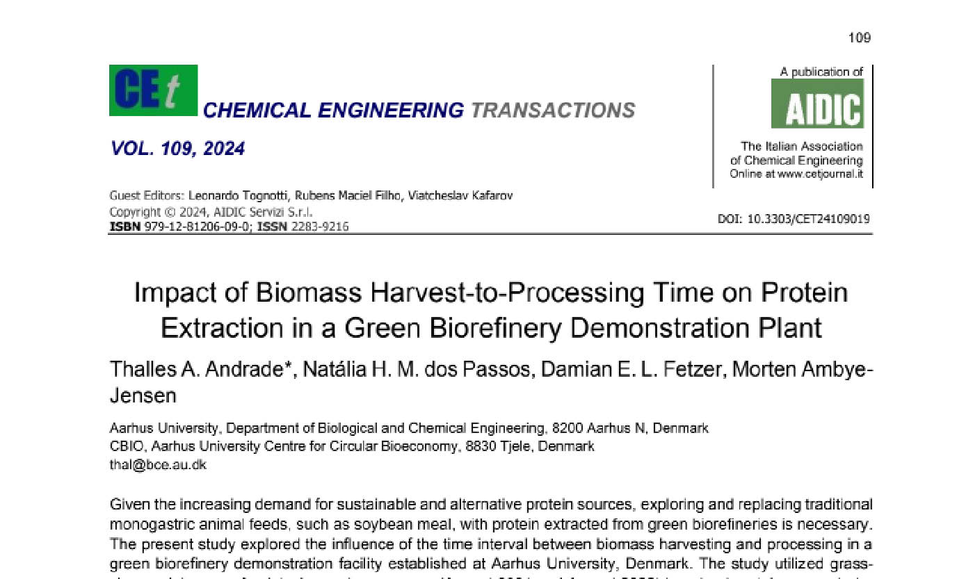 2024 DK Article - Impact of Biomass Harvest-to-Processing Time - Green Valleys