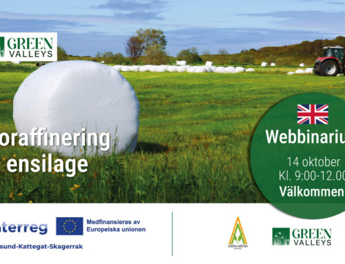Webbinar den 14 oktober – Bioraffinering av ensilage – utbyte och utfodring